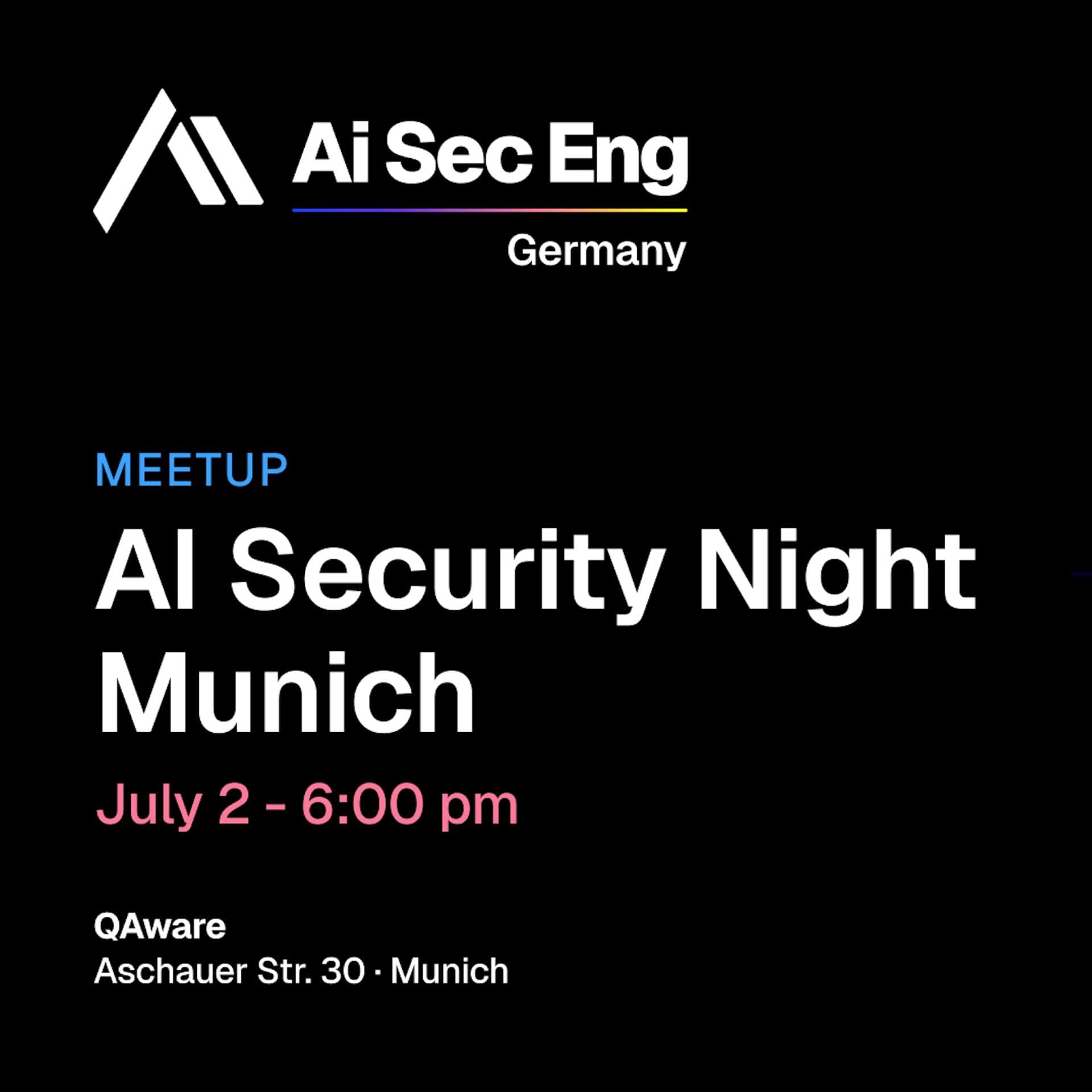 AI Security Night Munich