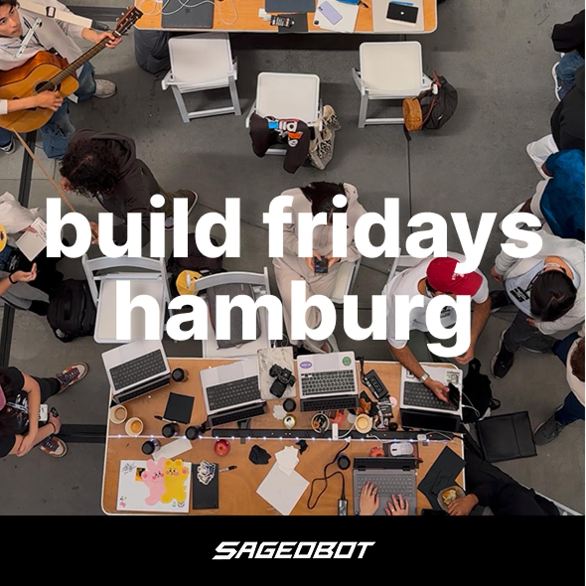 build fridays - work on your startup alongside others (bring laptop)