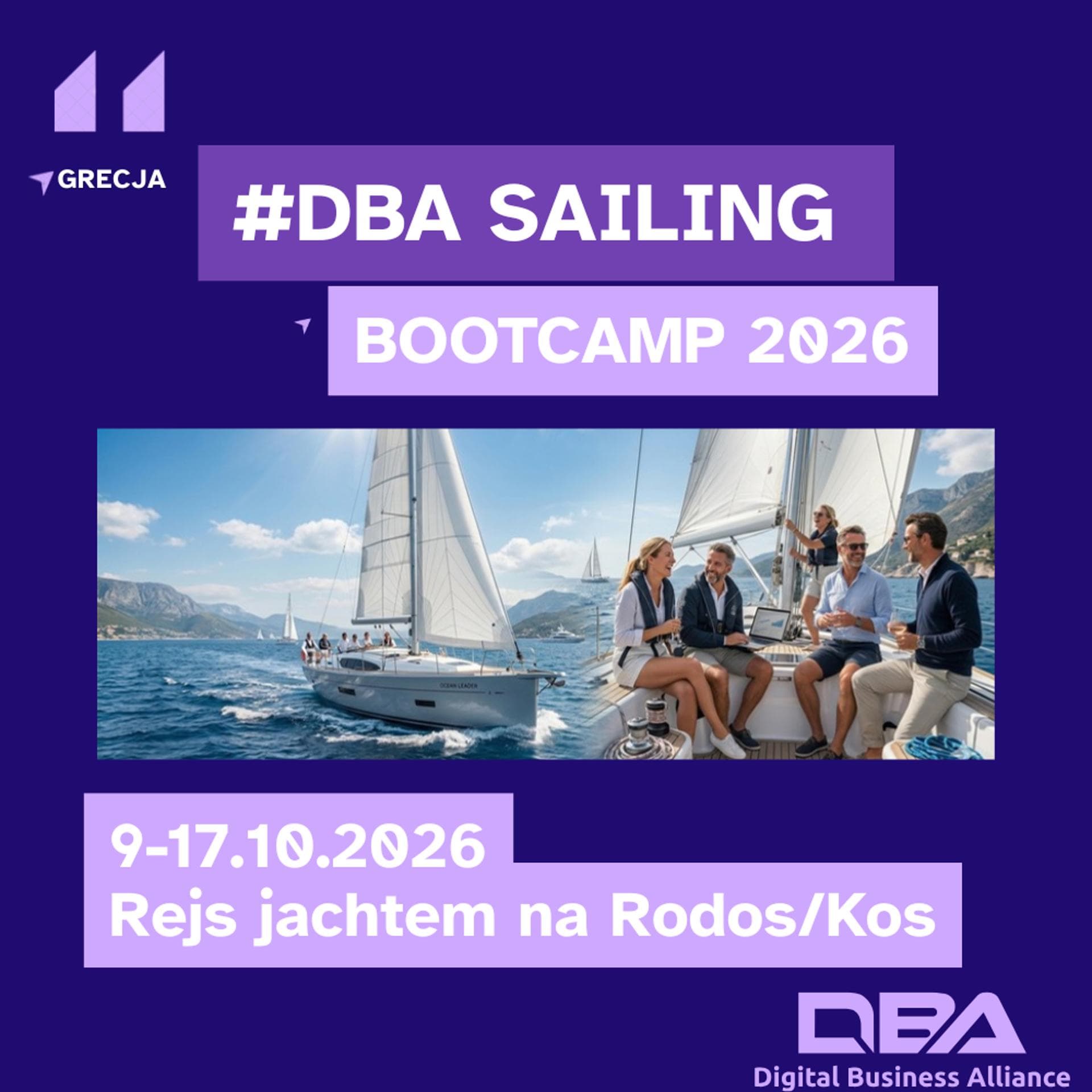 #DBA SAILING BOOTCAMP 2026