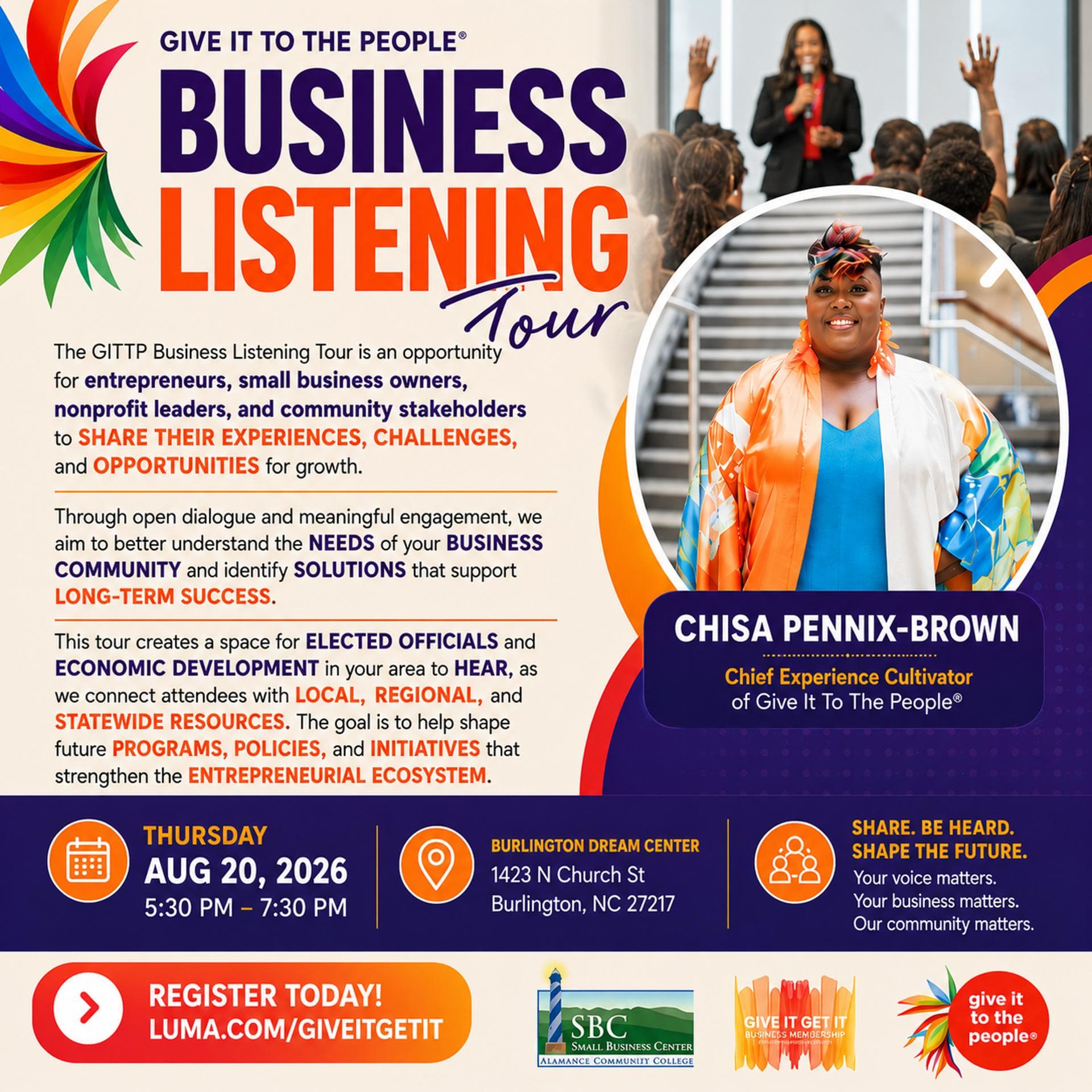 Give It To The People Business Listening Tour