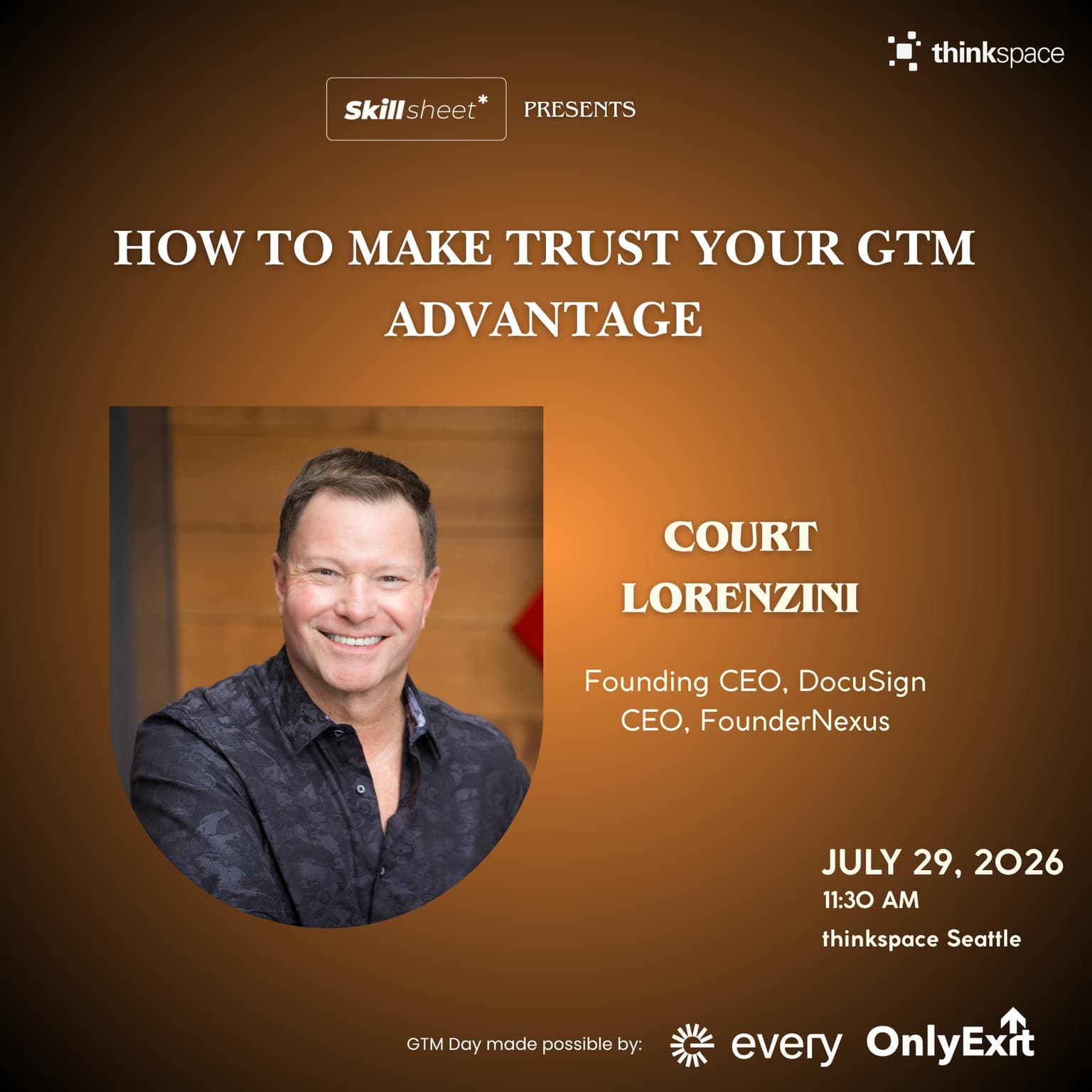 How to Make Trust Your GTM Advantage - Keynote by Court Lorenzini