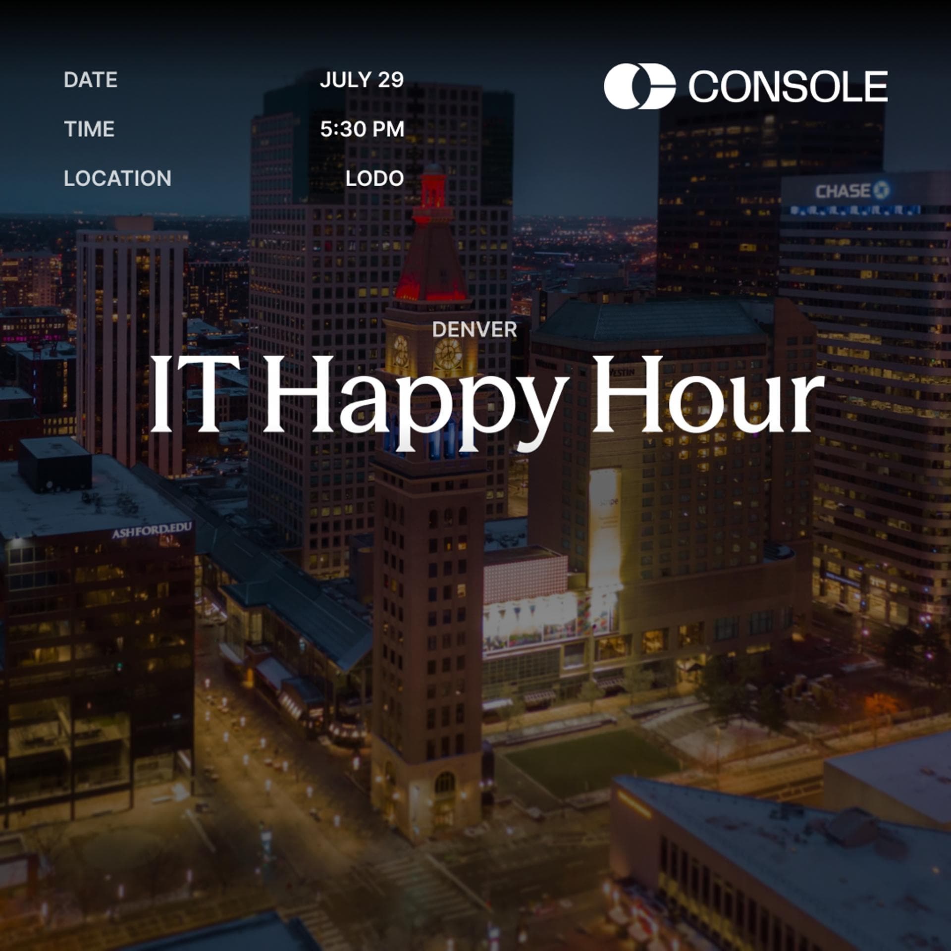 IT and SecOps Happy Hour Denver