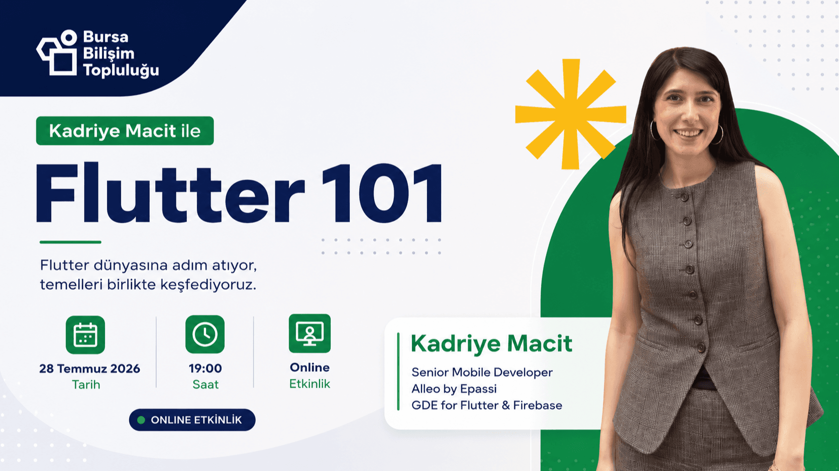 Kadriye Macit ile Flutter 101 - Session ~ 1