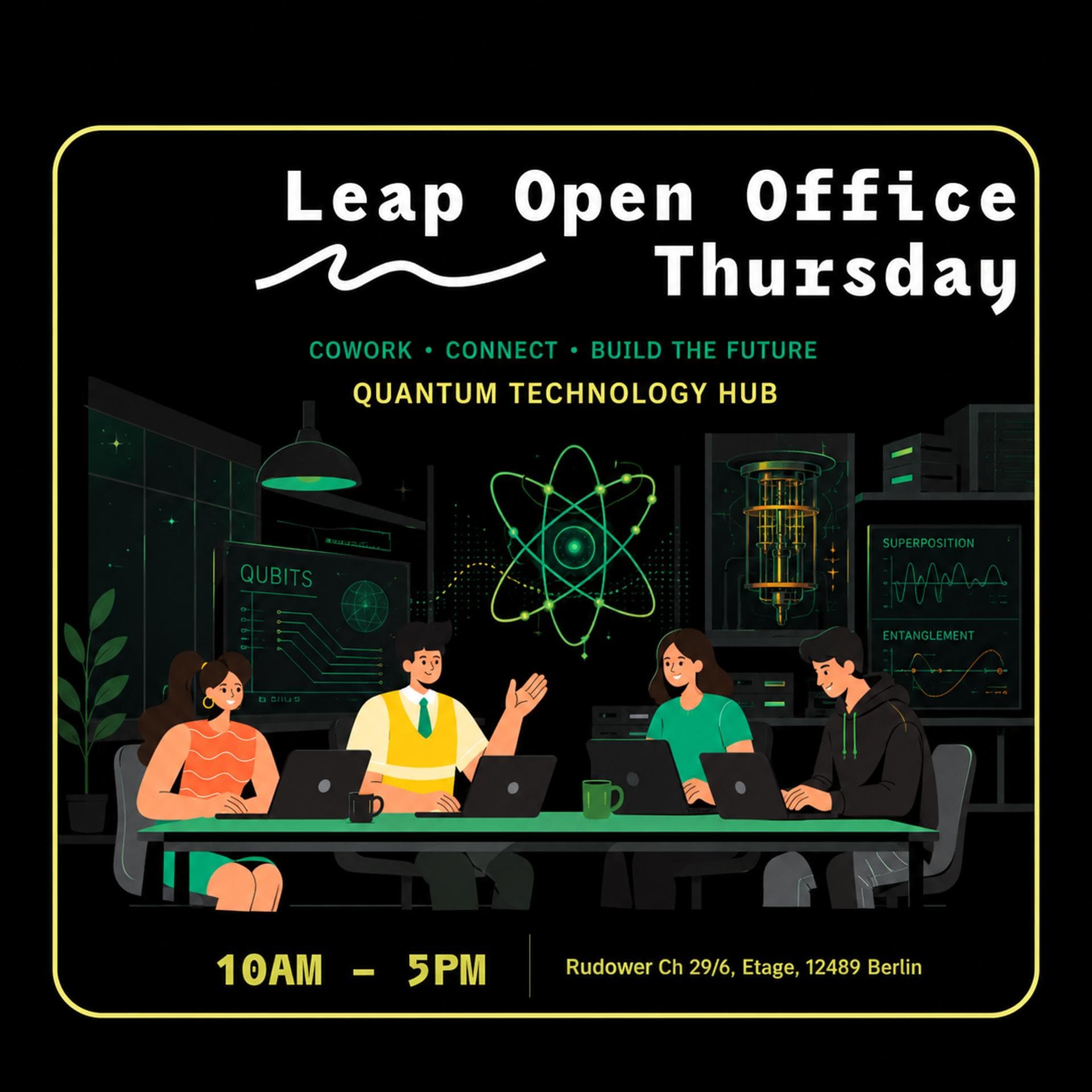 Leap Open Office Day: Co-Working, Coffee & Quantum Vibes