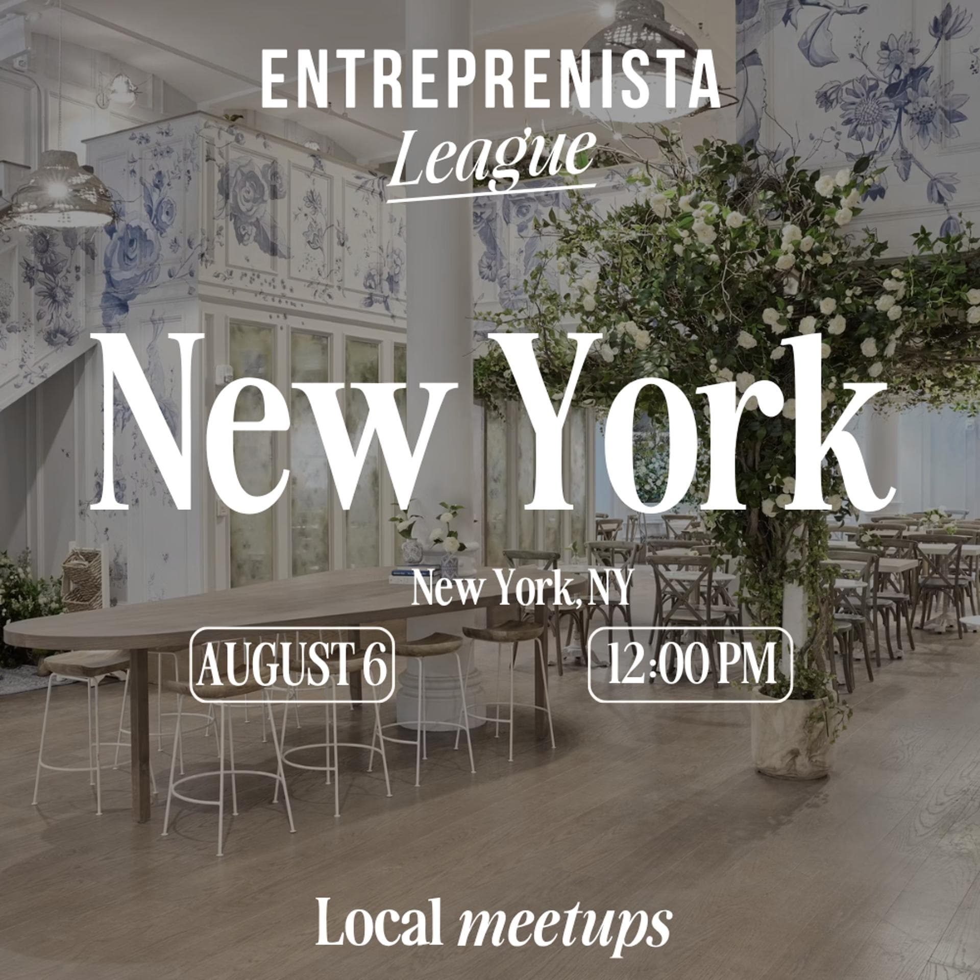 Local Meetup in New York City, NY!