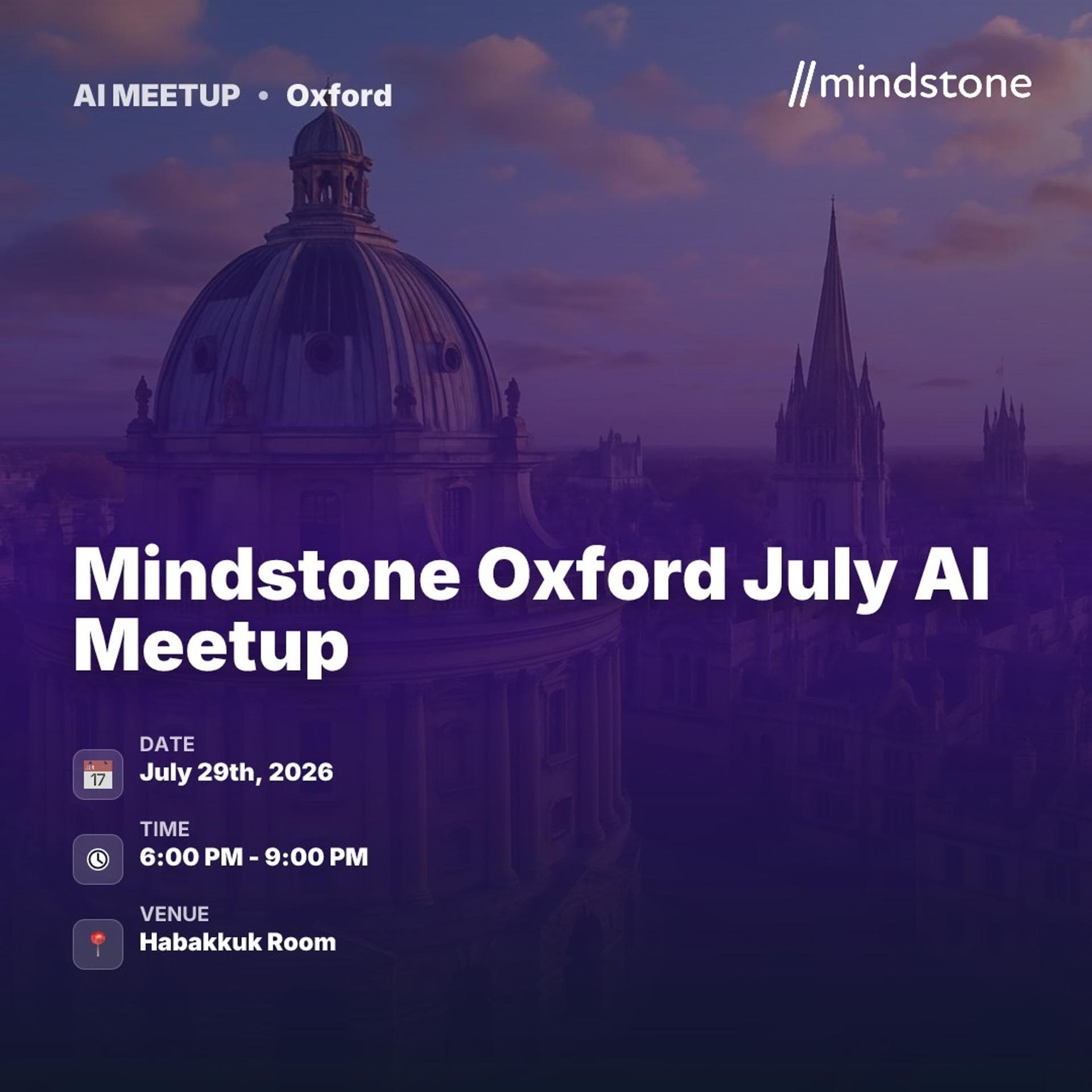 Mindstone Oxford July AI Meetup