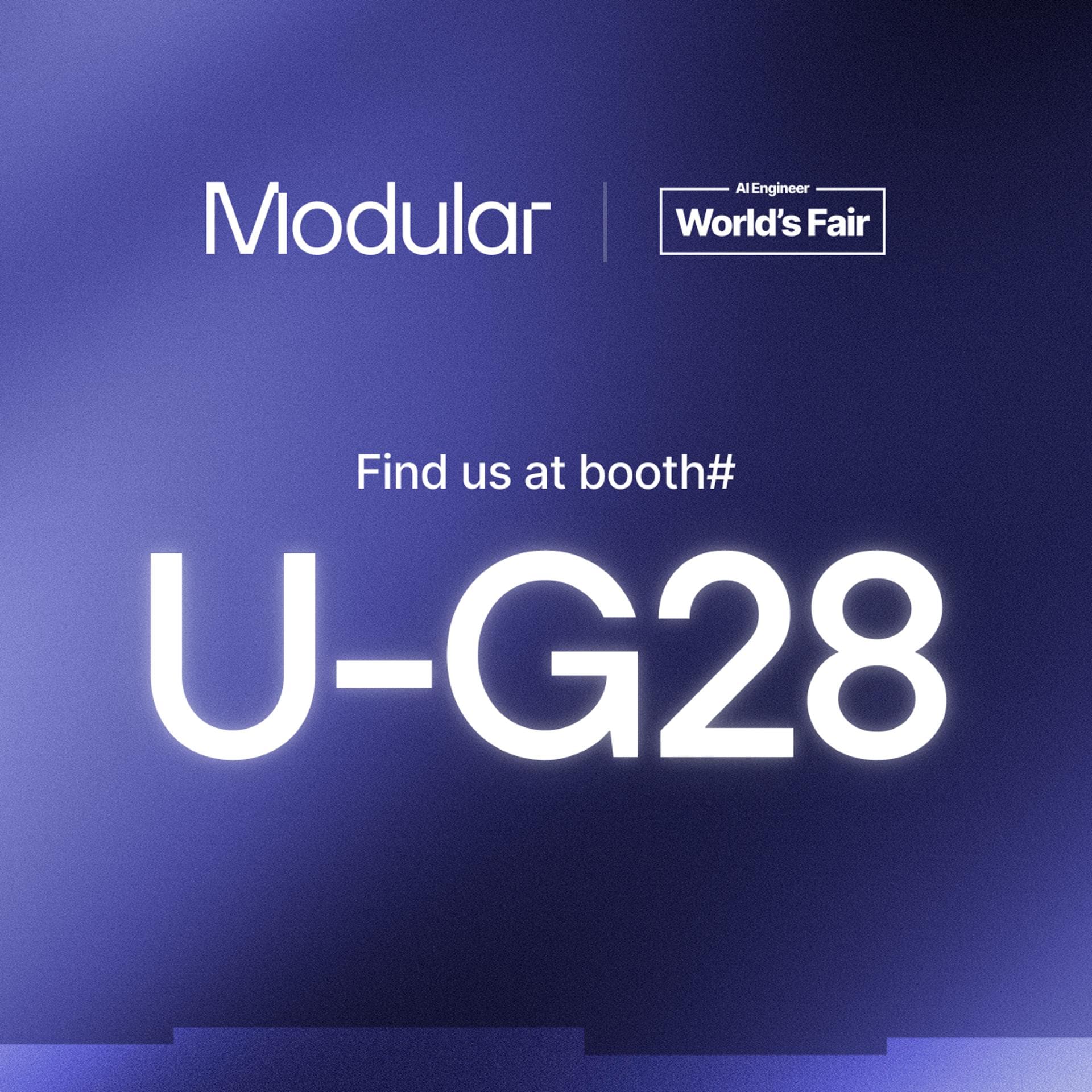 Modular @ AI Engineer World's Fair