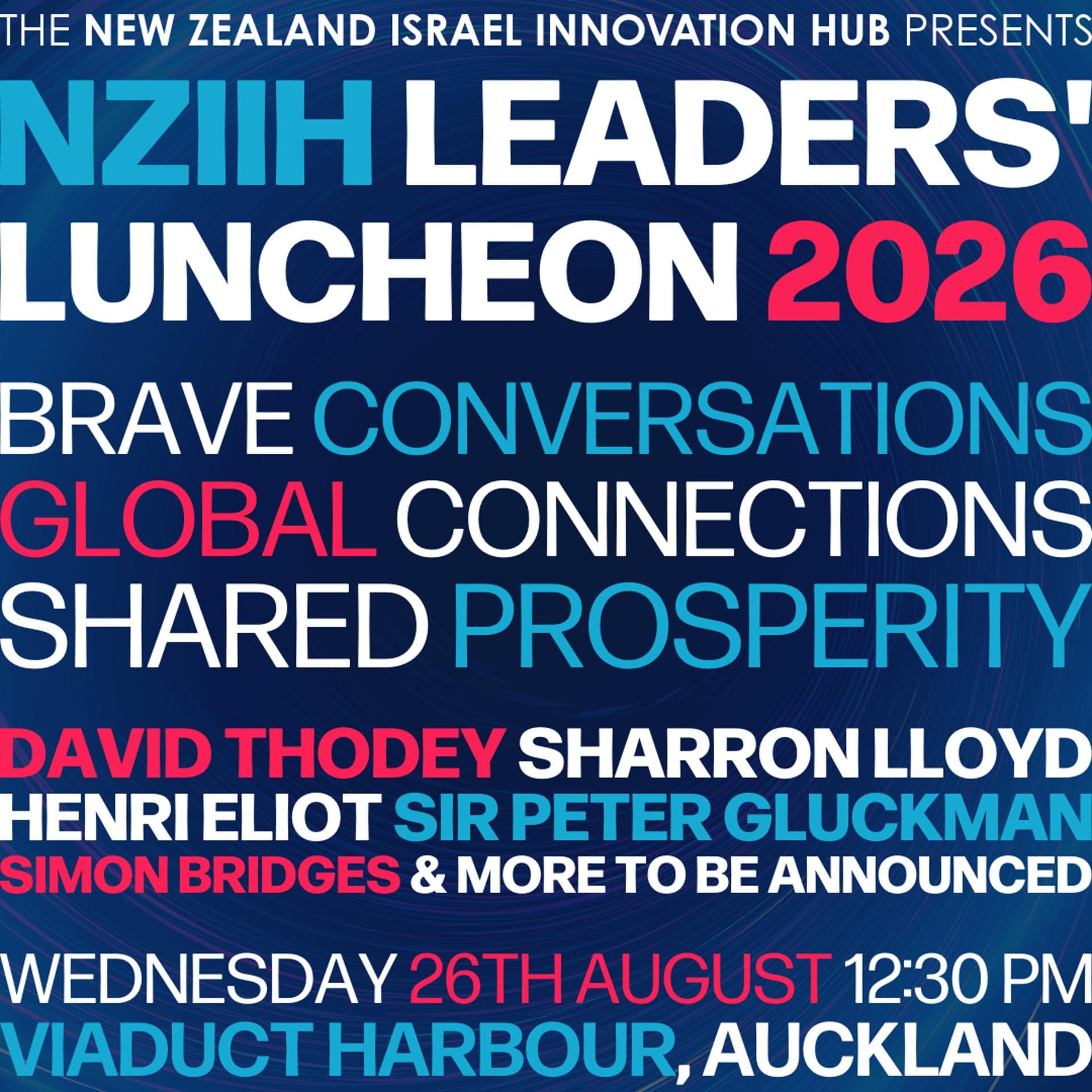 NZIIH Leaders' Luncheon 2026
