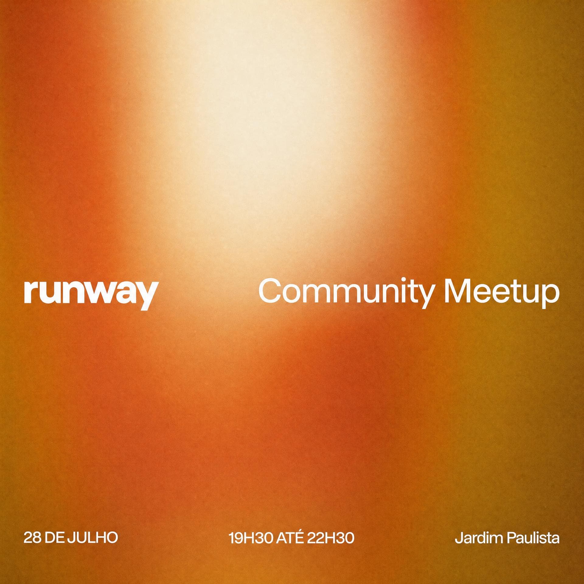 Runway Meetup São Paulo | IA Generativa
